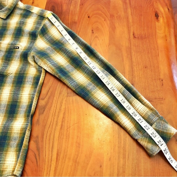 Billabong Plaid Shirt Colorful Plaid Pattern Streetwear Button Down Shirt. Small - Picture 11 of 14
